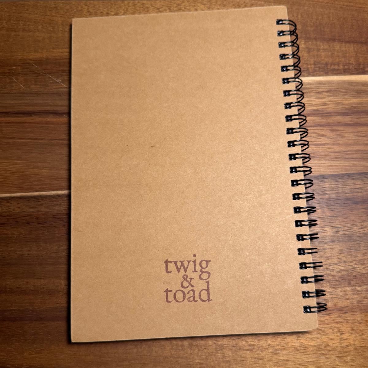 A Record of Ordinary Peculiarities — Kraft Spiral Notebook