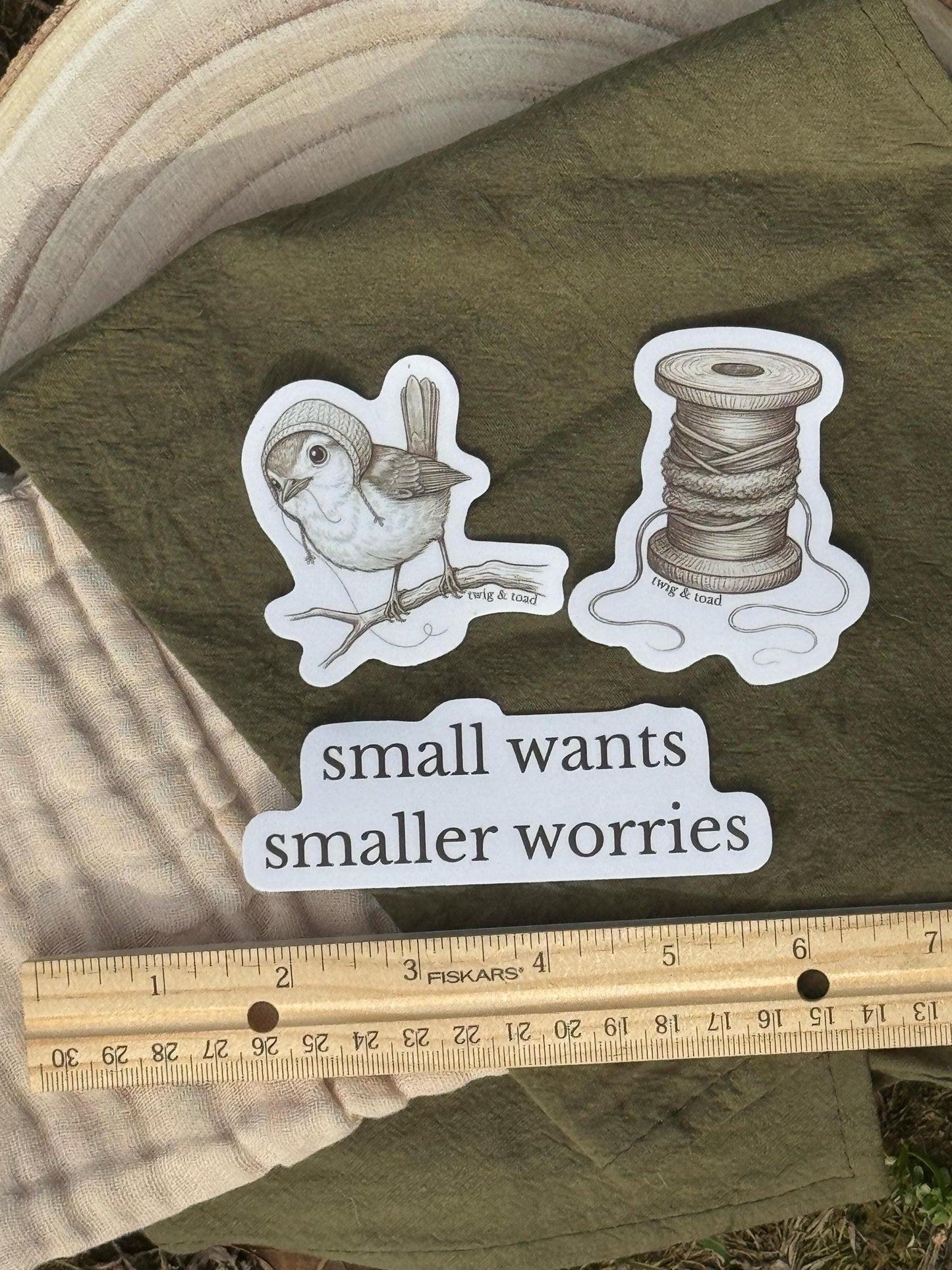 Wren Sticker Trio