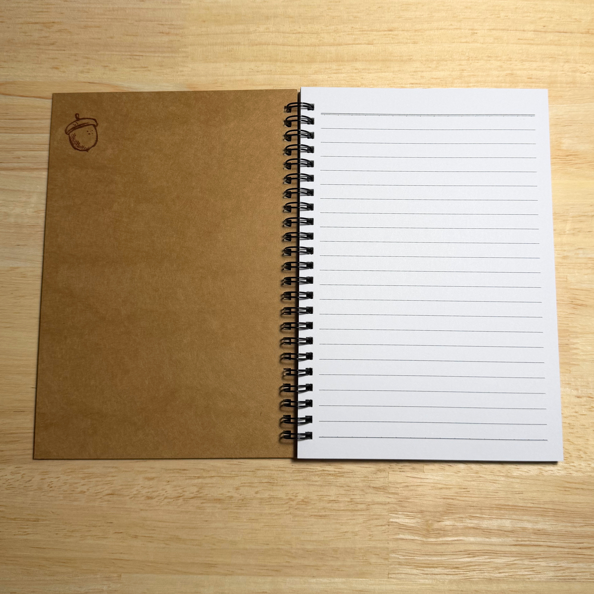 A Record of Ordinary Peculiarities — Kraft Spiral Notebook