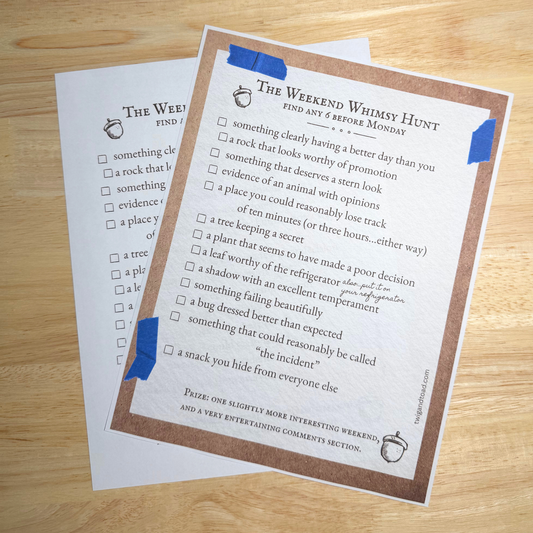 Weekend Whismy Hunt 03 — September 13, 2026 — Printable PDF